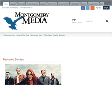 Tablet Screenshot of montgomerynews.com